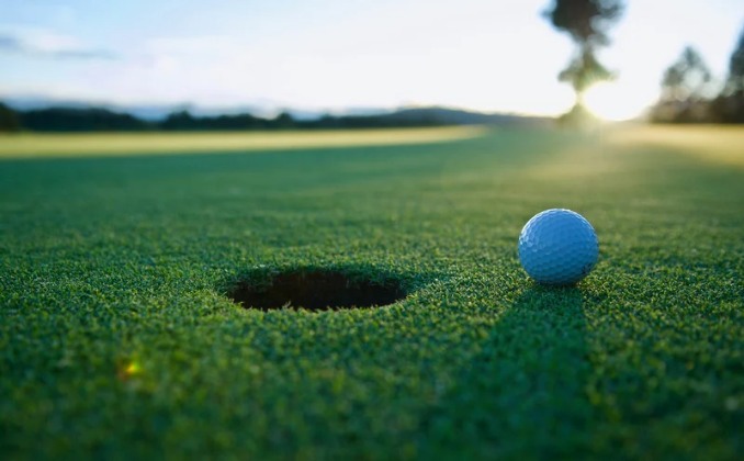 golfing
