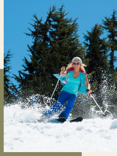 skiing